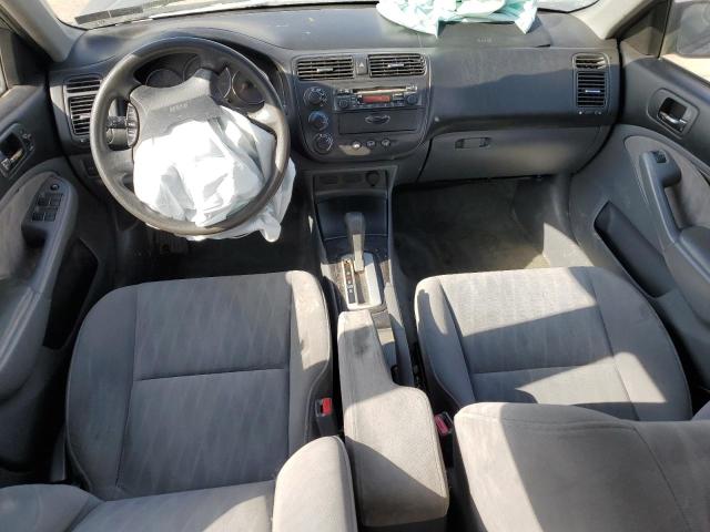 2HGES16524H501676 - 2004 HONDA CIVIC LX GRAY photo 8