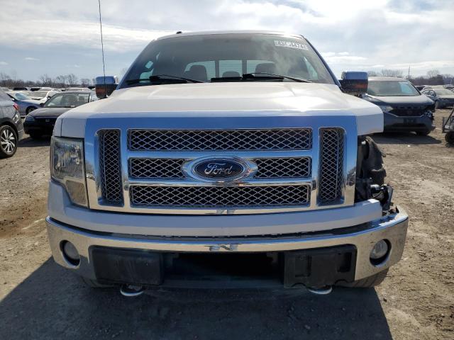 1FTFW1ET0BFC56754 - 2011 FORD F150 SUPERCREW WHITE photo 5