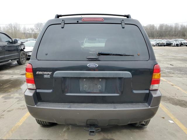 1FMYU03184KA25018 - 2004 FORD ESCAPE XLT BLACK photo 6