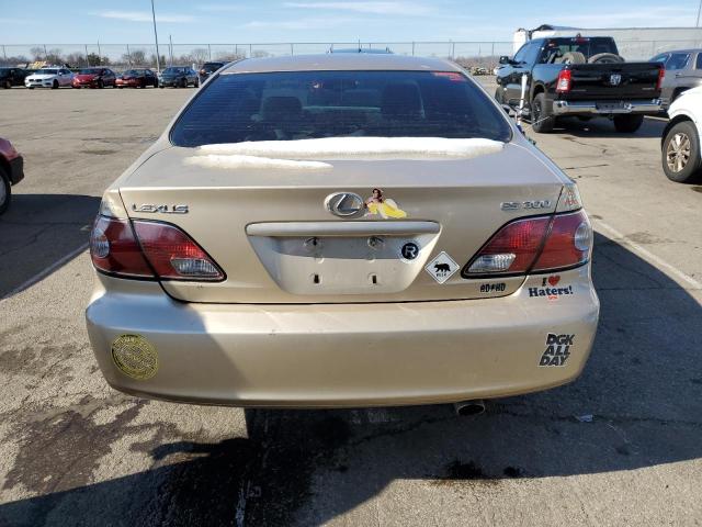 JTHBF30G935040878 - 2003 LEXUS ES 300 GOLD photo 6