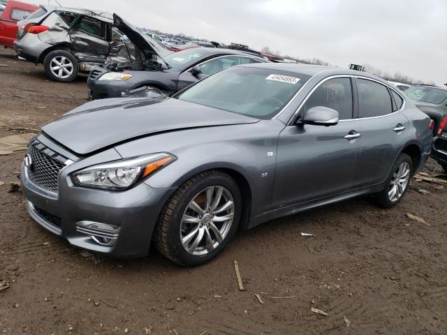 JN1BY1AP1HM740876 - 2017 INFINITI Q70 3.7 GRAY photo 1