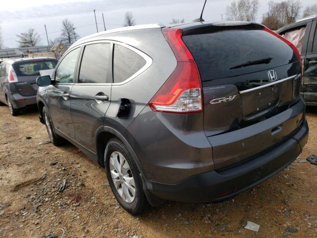 2HKRM4H72DH618725 - 2013 HONDA CR-V EXL CHARCOAL photo 2