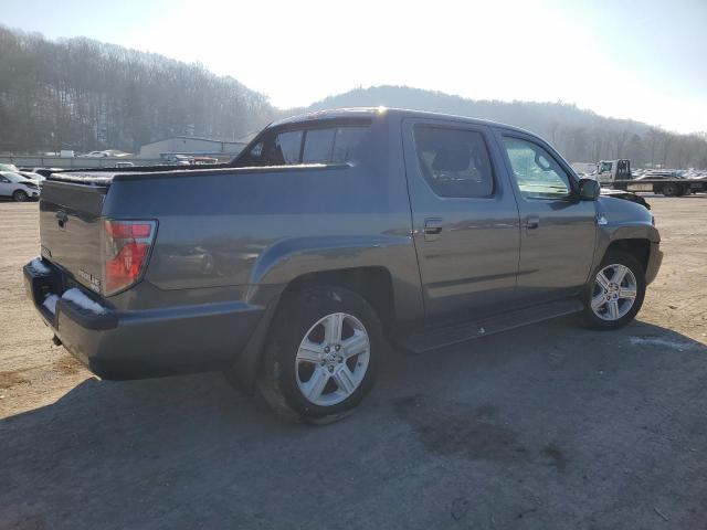 5FPYK1F59CB452712 - 2012 HONDA RIDGELINE RTL GRAY photo 3