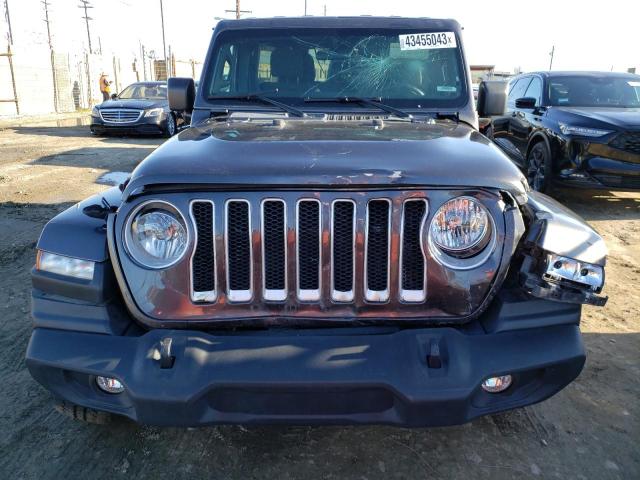 1C4HJXEN0KW624877 - 2019 JEEP WRANGLER U SAHARA CHARCOAL photo 5