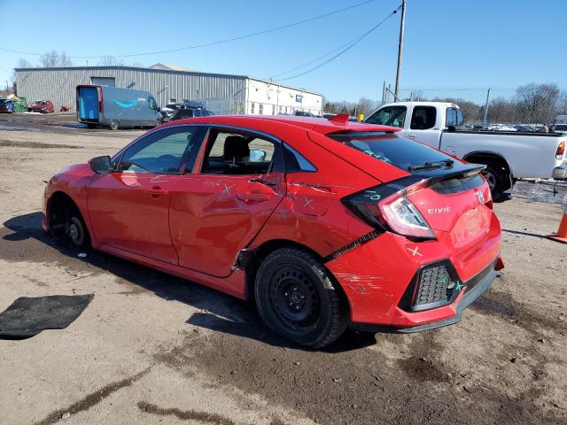 SHHFK7H5XJU408990 - 2018 HONDA CIVIC EX RED photo 2