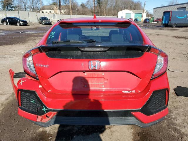 SHHFK7H5XJU408990 - 2018 HONDA CIVIC EX RED photo 6