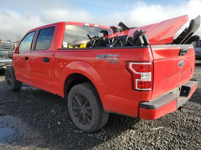 1FTEW1EP0LFB48246 - 2020 FORD F150 SUPERCREW RED photo 2