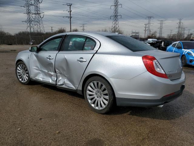 1LNHL9EK2DG600682 - 2013 LINCOLN MKS SILVER photo 2