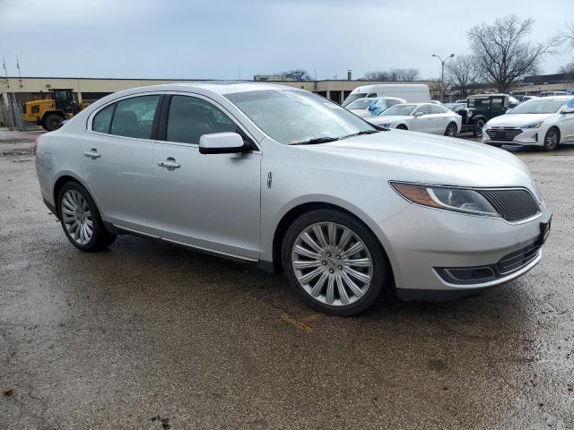 1LNHL9EK2DG600682 - 2013 LINCOLN MKS SILVER photo 4