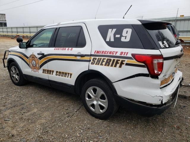 1FM5K8AR2HGB34504 - 2017 FORD EXPLORER POLICE INTERCEPTOR WHITE photo 2