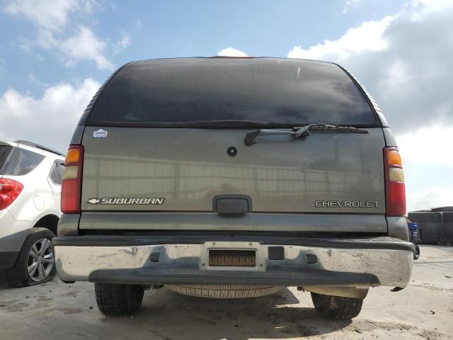 3GNEC16Z92G314583 - 2002 CHEVROLET SUBURBAN C1500 GRAY photo 6