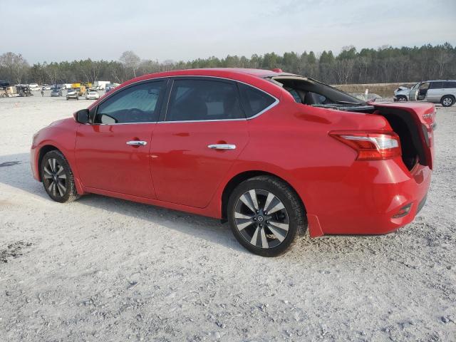 3N1AB7AP4KY247729 - 2019 NISSAN SENTRA S RED photo 2