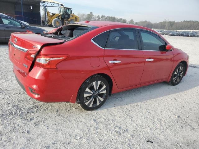 3N1AB7AP4KY247729 - 2019 NISSAN SENTRA S RED photo 3