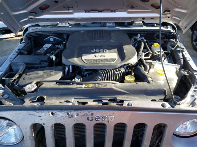 1C4BJWDG9JL809240 - 2018 JEEP WRANGLER U SPORT ვერცხლისფერი ფოტო 11