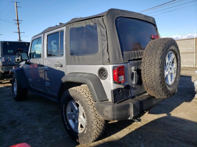 1C4BJWDG9JL809240 - 2018 JEEP WRANGLER U SPORT ვერცხლისფერი ფოტო 2