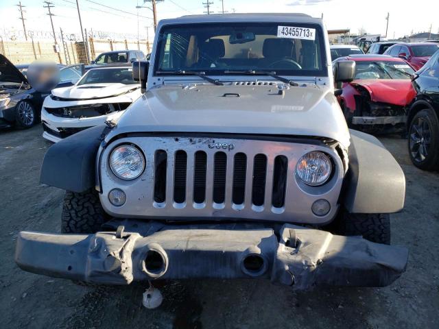 1C4BJWDG9JL809240 - 2018 JEEP WRANGLER U SPORT ვერცხლისფერი ფოტო 5
