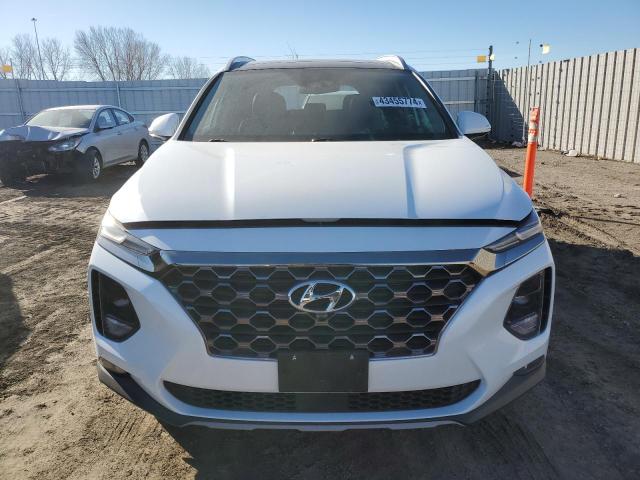 5NMS5CAD8LH195072 - 2020 HYUNDAI SANTA FE LIMITED WHITE photo 5