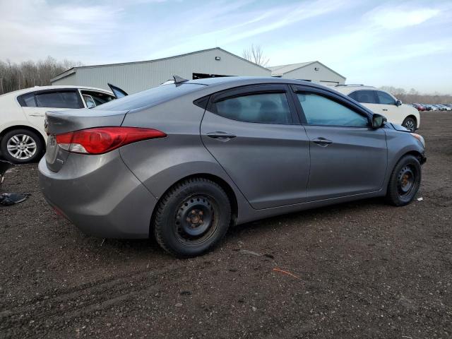 5NPDH4AEXDH378993 - 2013 HYUNDAI ELANTRA GLS GRAY photo 3