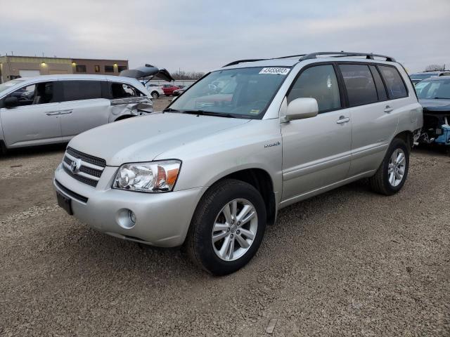 JTEDW21A470017649 - 2007 TOYOTA HIGHLANDER HYBRID SILVER photo 1