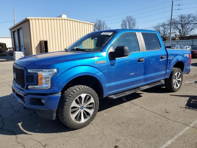 1FTEW1E53JKF34078 - 2018 FORD F150 SUPERCREW BLUE photo 1