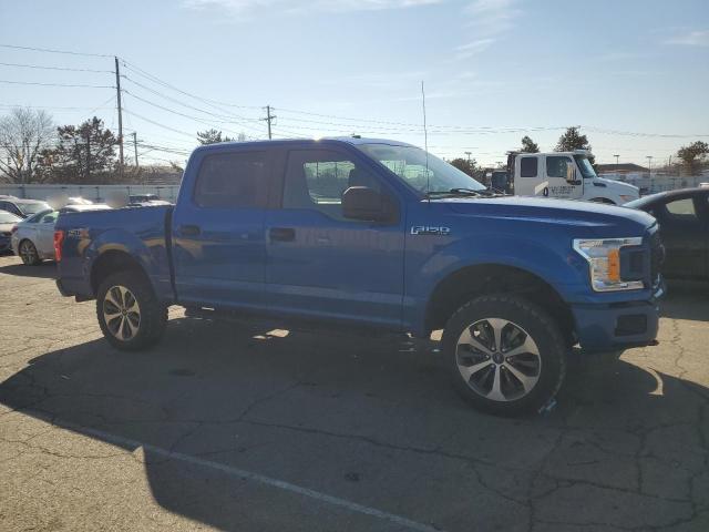 1FTEW1E53JKF34078 - 2018 FORD F150 SUPERCREW BLUE photo 4