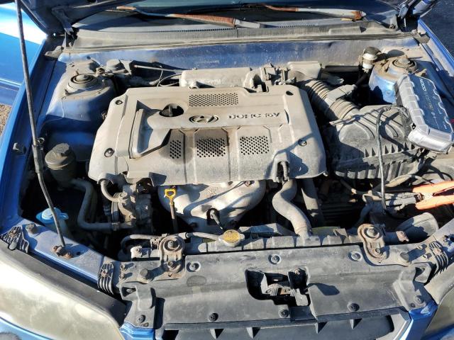 KMHDN46D64U896870 - 2004 HYUNDAI ELANTRA GLS BLUE photo 11