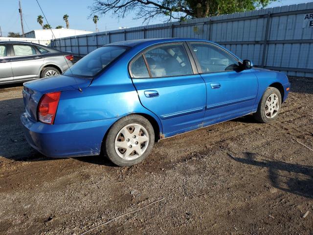 KMHDN46D64U896870 - 2004 HYUNDAI ELANTRA GLS BLUE photo 3