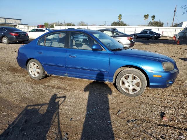 KMHDN46D64U896870 - 2004 HYUNDAI ELANTRA GLS BLUE photo 4