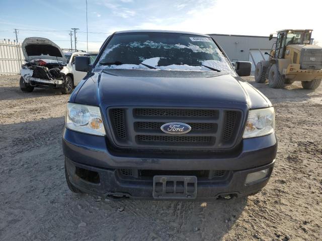 1FTPW14504KC52592 - 2004 FORD F150 SUPERCREW BLUE photo 5