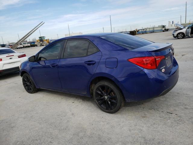 5YFBURHE7HP685679 - 2017 TOYOTA COROLLA L BLUE photo 2