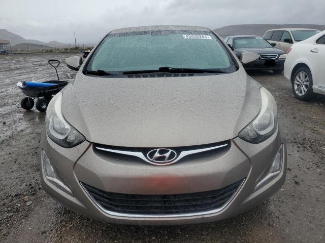 5NPDH4AE9EH525189 - 2014 HYUNDAI ELANTRA SE GOLD photo 5