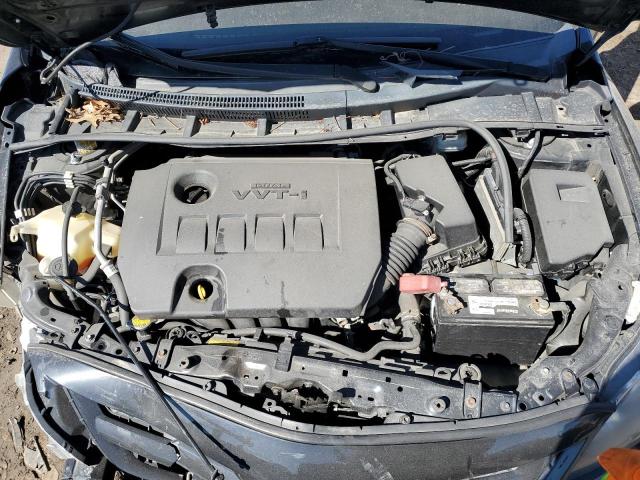 2T1BU4EEXDC080329 - 2013 TOYOTA COROLLA BASE CHARCOAL photo 11