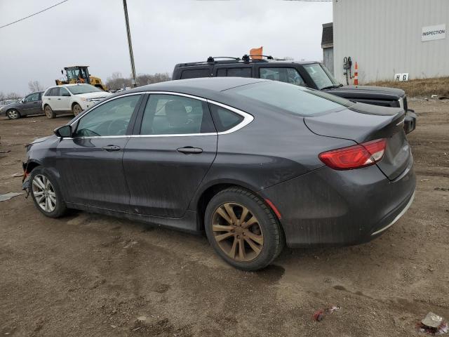 1C3CCCAB7FN622715 - 2015 CHRYSLER 200 LIMITED GRAY photo 2