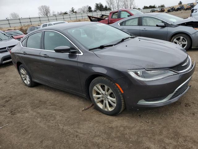 1C3CCCAB7FN622715 - 2015 CHRYSLER 200 LIMITED GRAY photo 4