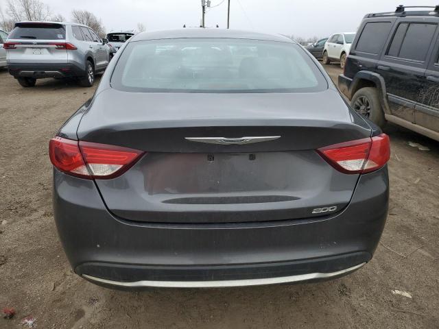 1C3CCCAB7FN622715 - 2015 CHRYSLER 200 LIMITED GRAY photo 6