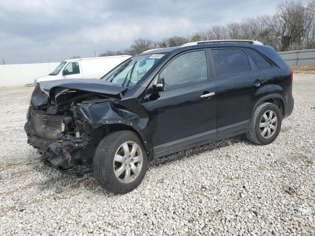 5XYKT4A23CG281362 - 2012 KIA SORENTO BASE BLACK photo 1