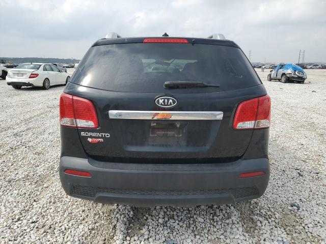 5XYKT4A23CG281362 - 2012 KIA SORENTO BASE BLACK photo 6