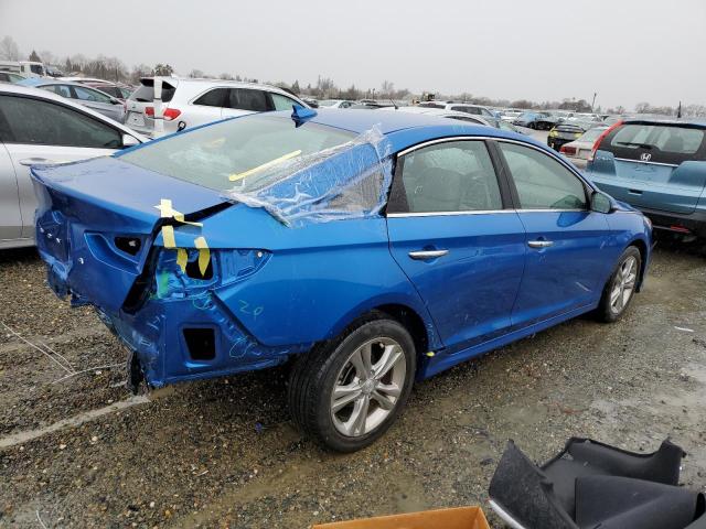 5NPE34AF3JH649092 - 2018 HYUNDAI SONATA SPORT BLUE photo 3