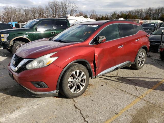 5N1AZ2MHXHN104253 - 2017 NISSAN MURANO S RED photo 1