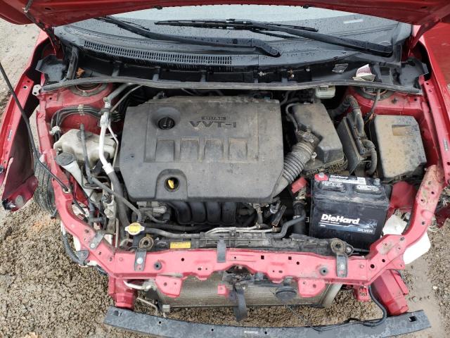 JTDBU4EE9B9146422 - 2011 TOYOTA COROLLA BASE RED photo 11