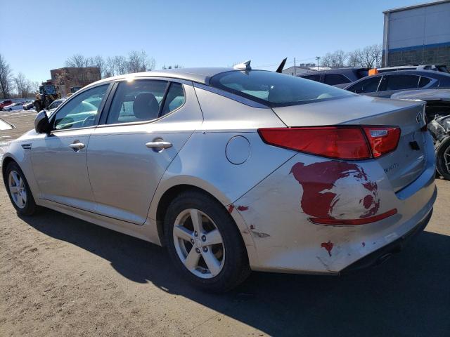 5XXGM4A74FG355329 - 2015 KIA OPTIMA LX SILVER photo 2