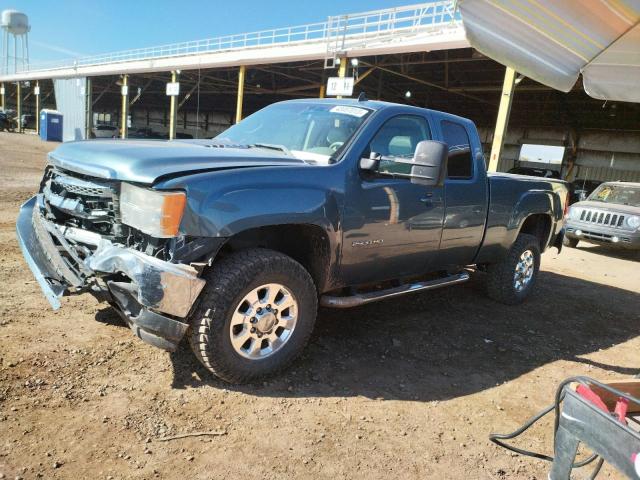 1GT221EGXCZ219384 - 2012 GMC SIERRA K2500 SLT BLUE photo 1