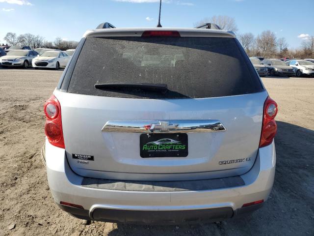 2GNFLEEK1D6400131 - 2013 CHEVROLET EQUINOX LT SILVER photo 6