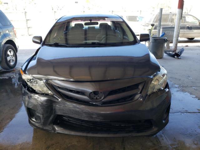 JTDBU4EE8B9129224 - 2011 TOYOTA COROLLA BASE GRAY photo 5