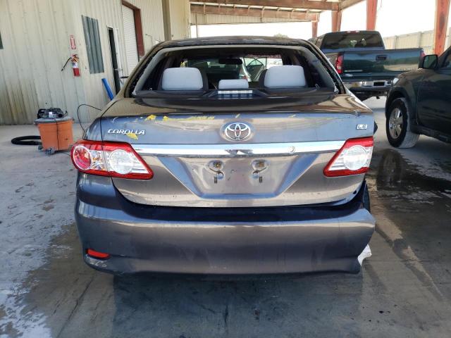 JTDBU4EE8B9129224 - 2011 TOYOTA COROLLA BASE GRAY photo 6
