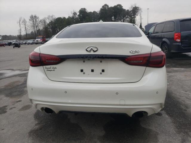 JN1EV7AP8KM515760 - 2019 INFINITI Q50 LUXE WHITE photo 6