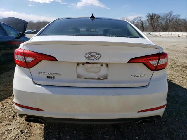 5NPE34AF1FH094067 - 2015 HYUNDAI SONATA SPORT WHITE photo 6