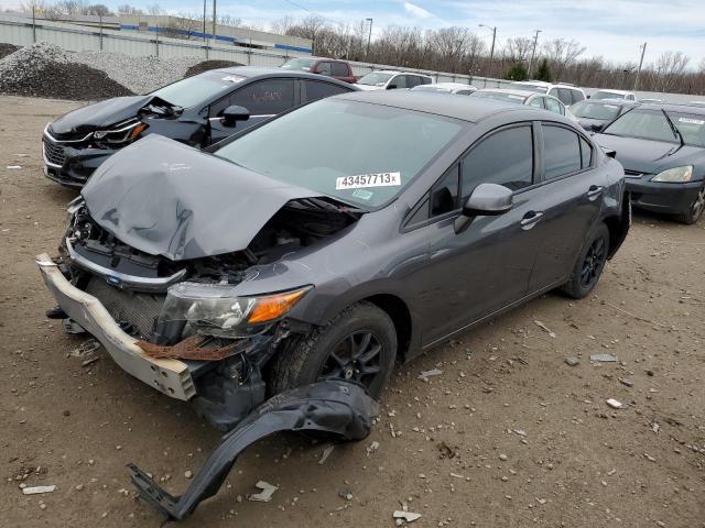 2HGFB2F69CH516919 - 2012 HONDA CIVIC HF GRAY photo 1