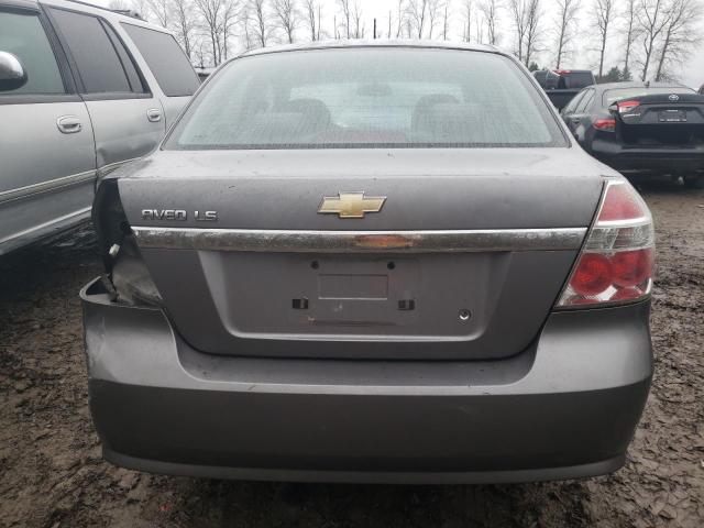 KL1TD56E79B405234 - 2009 CHEVROLET AVEO LS 灰色 照片 6