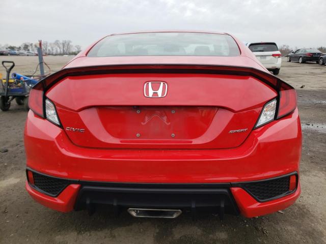 2HGFC4B87KH306270 - 2019 HONDA CIVIC SPORT RED photo 6